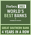 Forbes2023 World's Best Banks - #1 in the USA